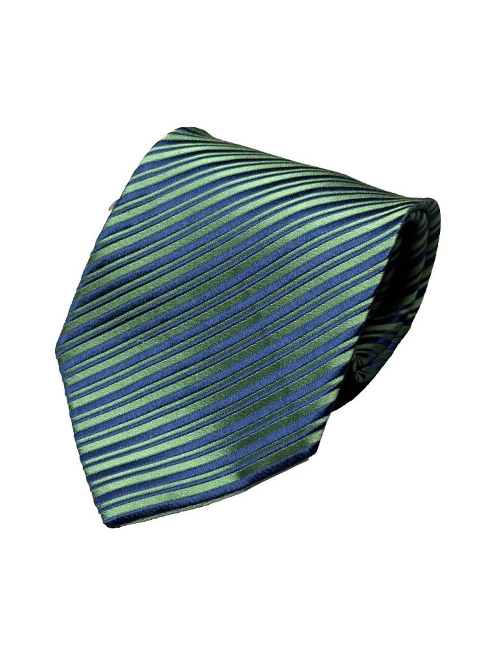 Charvet Paris Tie Made in France 100% Silk Woven Striped Textured 3.75"